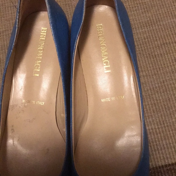 Italian made Bruno Magli turquoise shoes - Picture 4 of 6